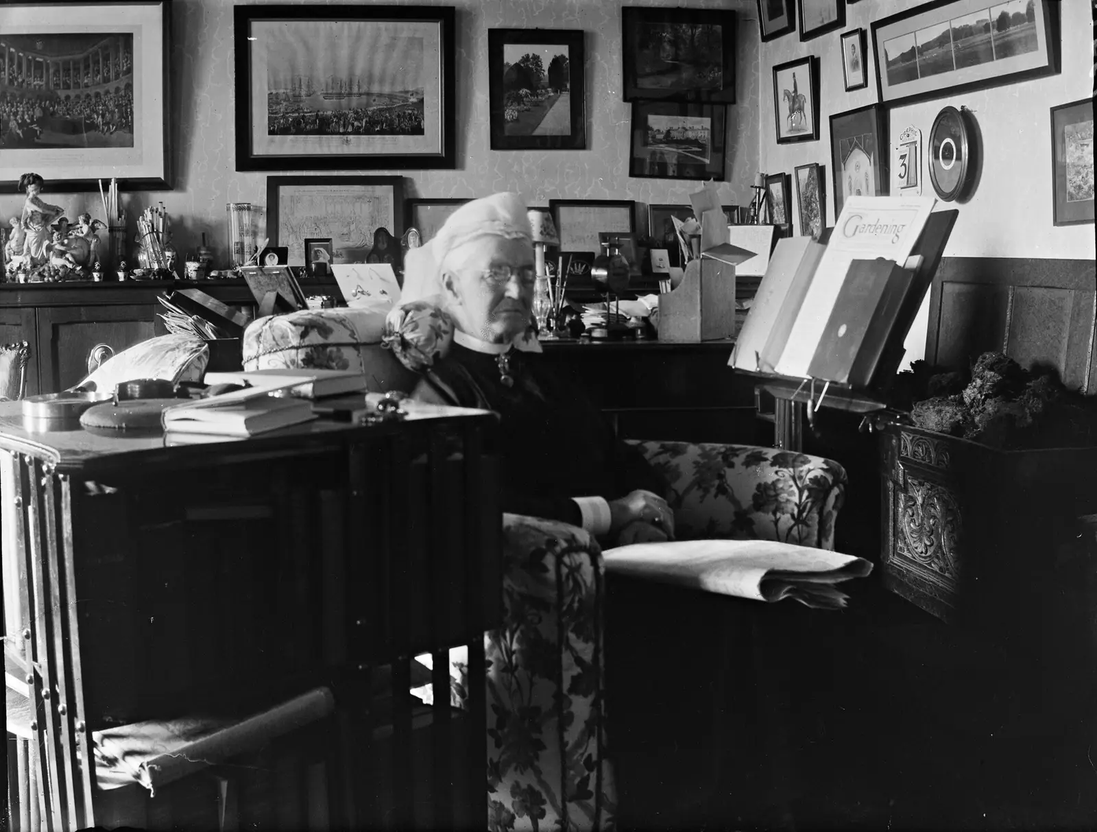 This jawbreaker of a title for an intimate family scene provides todays image from the Clonbrock…