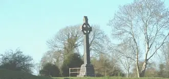 Memorial cross on the site of the Battle of Aughrim