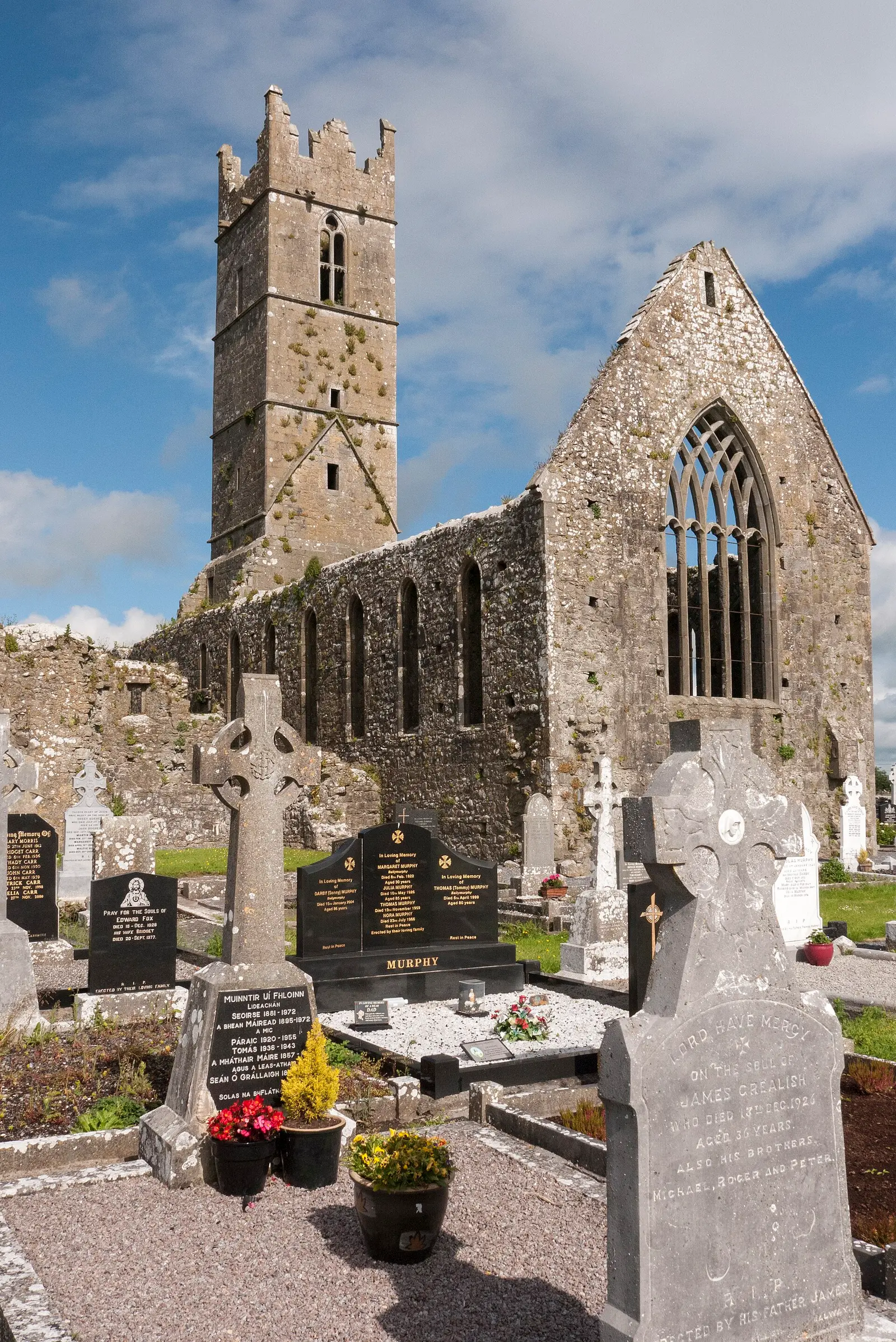 The grounds are still used as a cemetery in present day.
