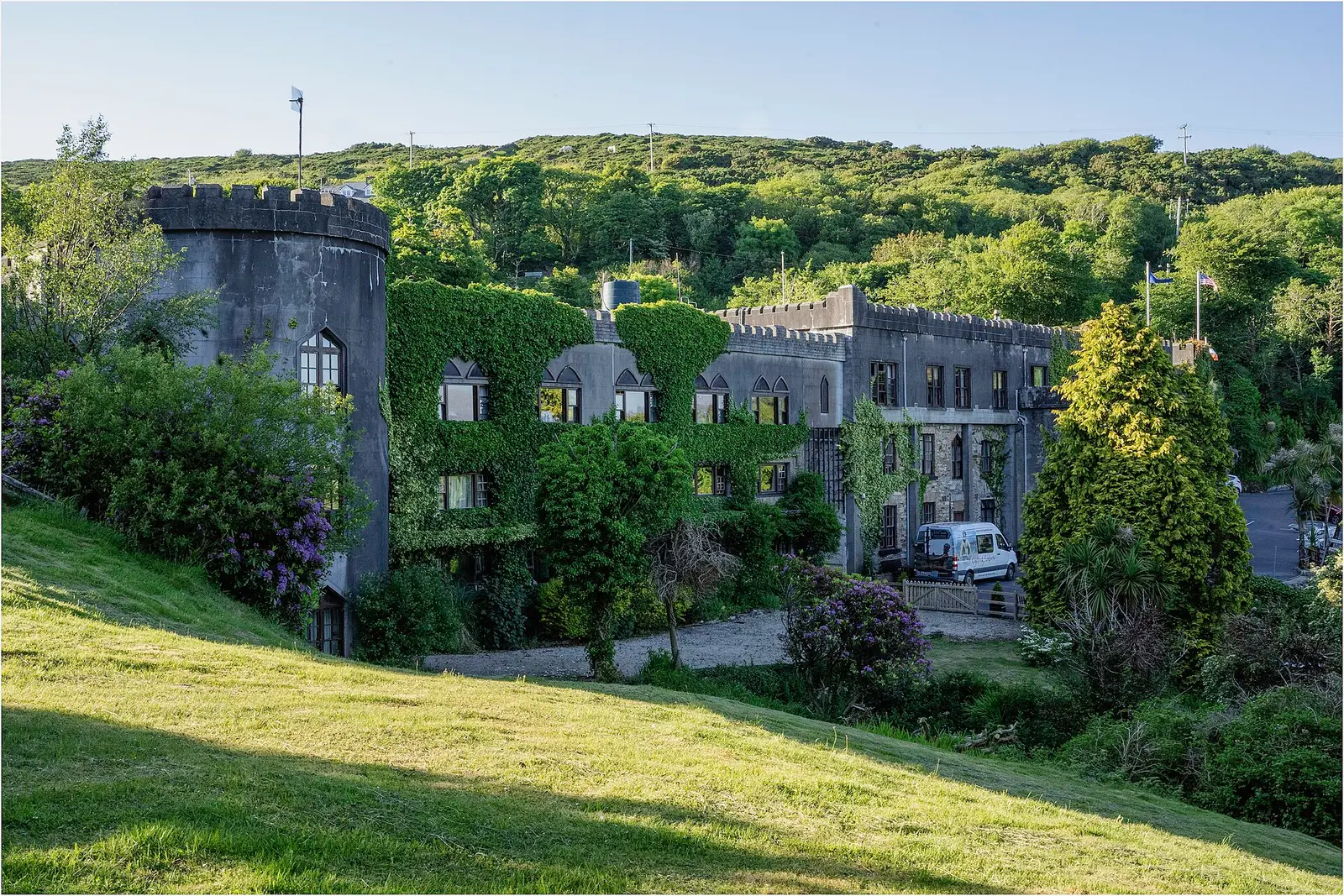 can you believe it? a real castle, family owned and run, very personal and homey in spite of the size.…