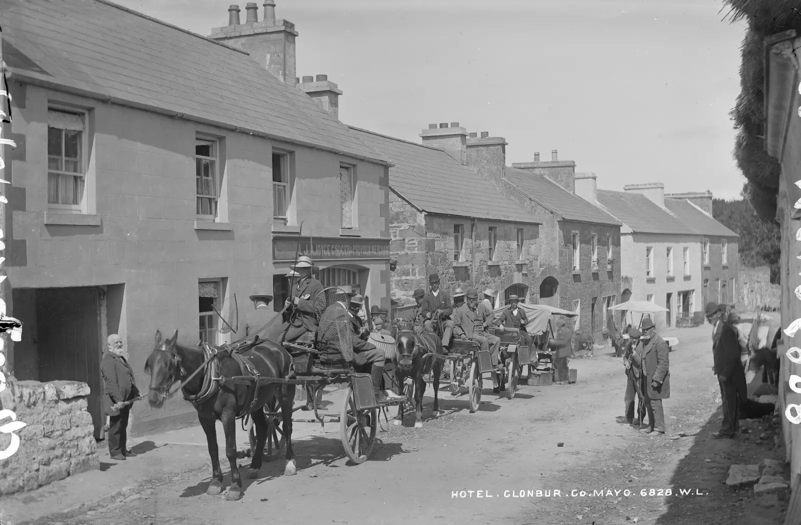 A very interesting photo of a fishing party in Clonbur Co Galway, They can proceed north to Lough Mask or…
