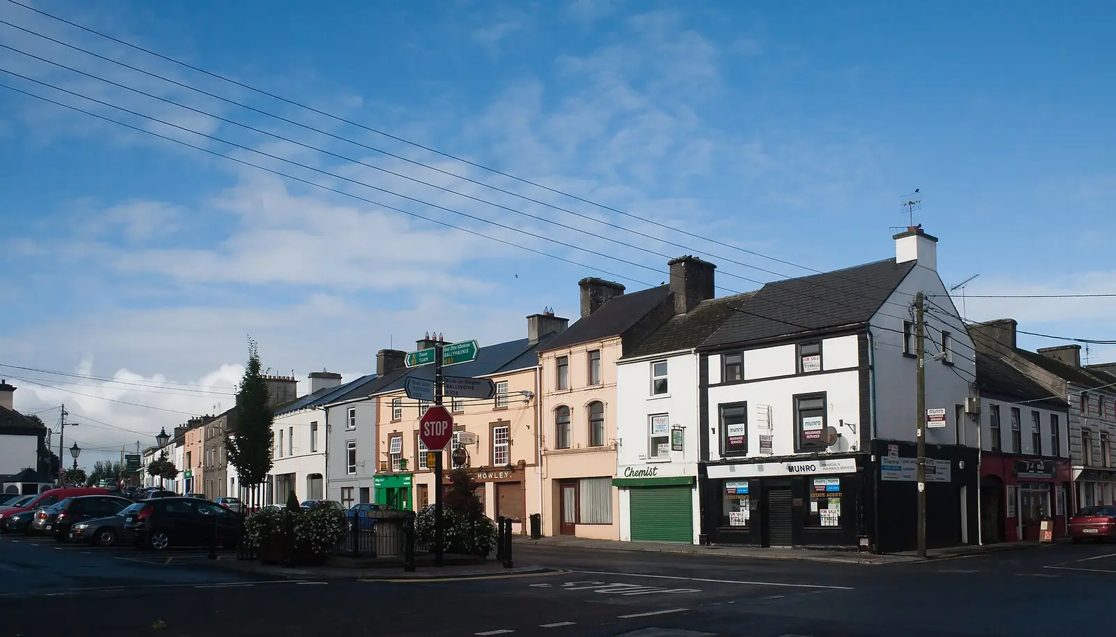 High Street at the market square.
