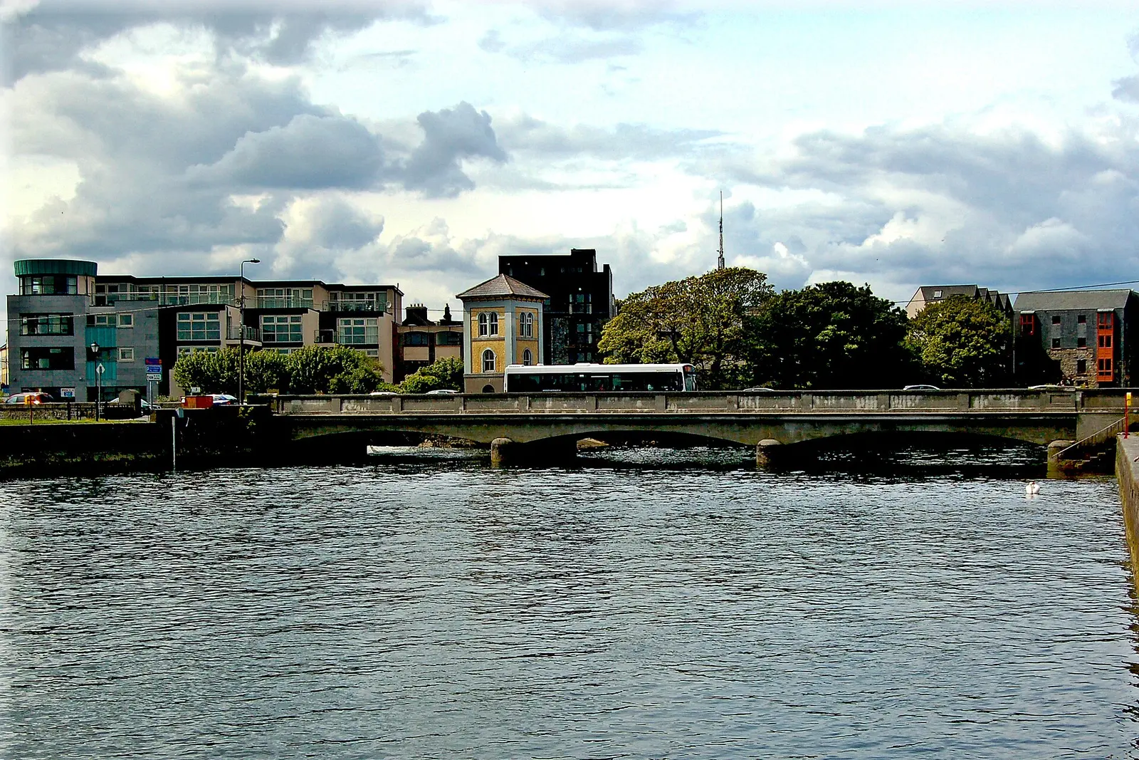 Galway - Wolfe Tone Bridge & River Corrib