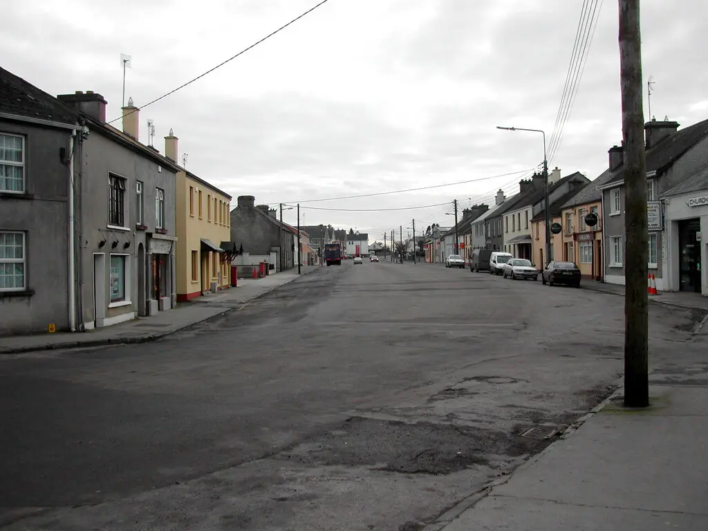 Church Street, Gort, looking south from its junction with Garrabeg Road