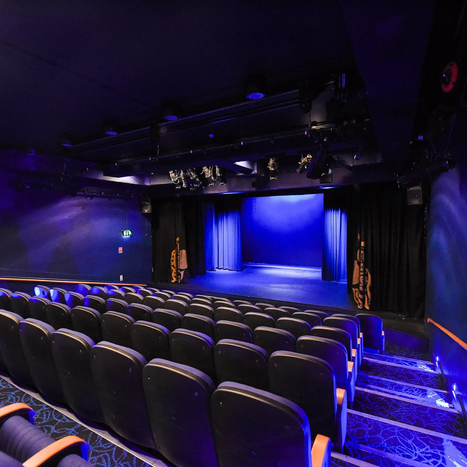 Amharclann Náisiúnta na Gaeilge, interior. 
(c) Boyd Challenger
