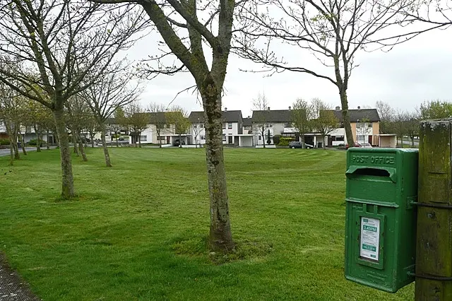 Houses off Ballybane Road Part of a major housing estate to the east of Galway City.