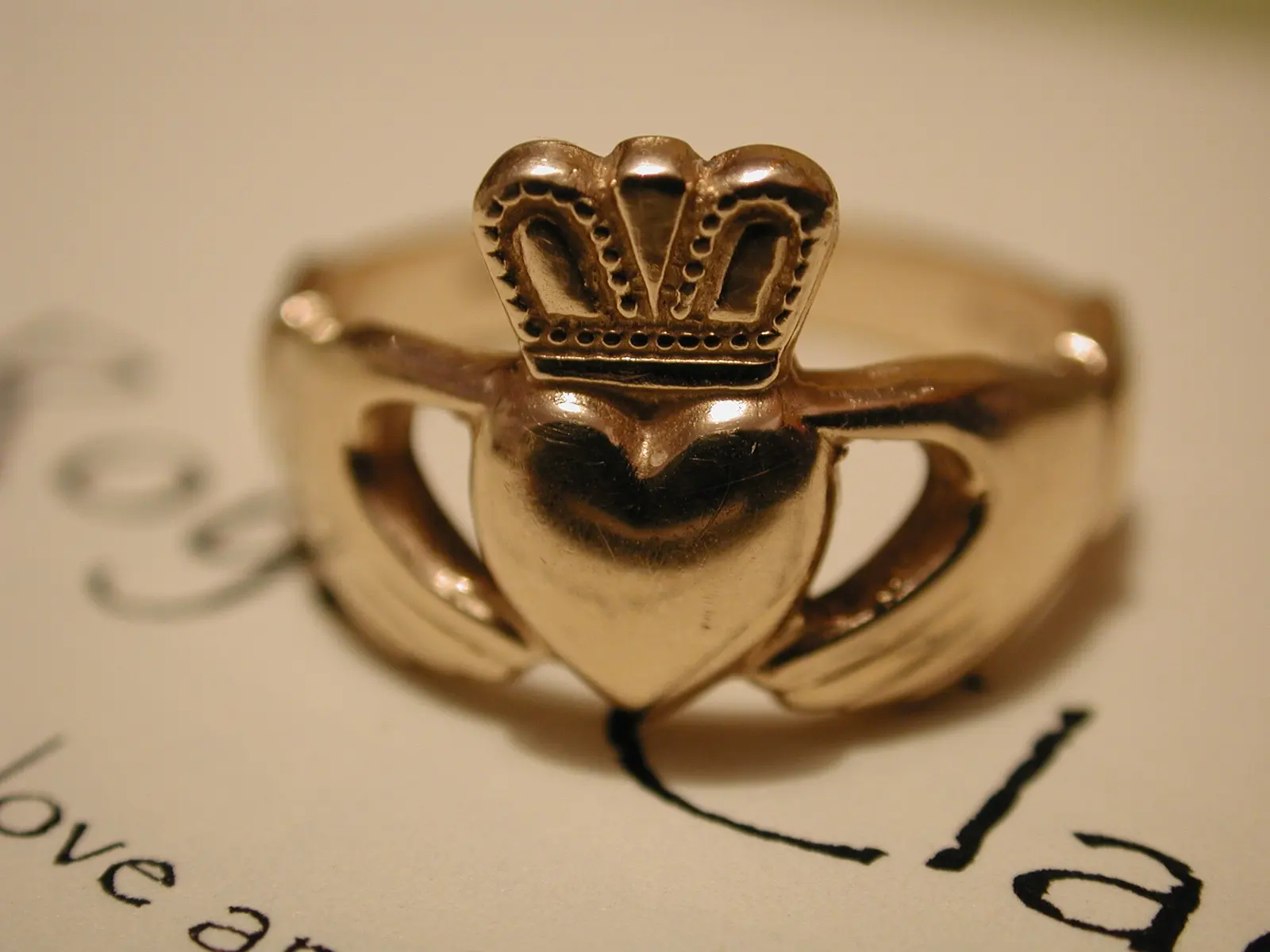 Gold Royal Claddagh Ring Claddagh Ring