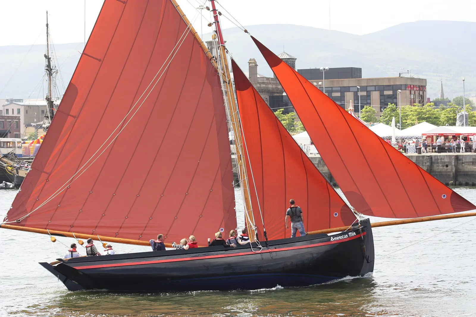 Galway Hooker, Belfast Titanic Maritime Festival, Queen's Quay, Belfast, Northern Ireland, June 2010