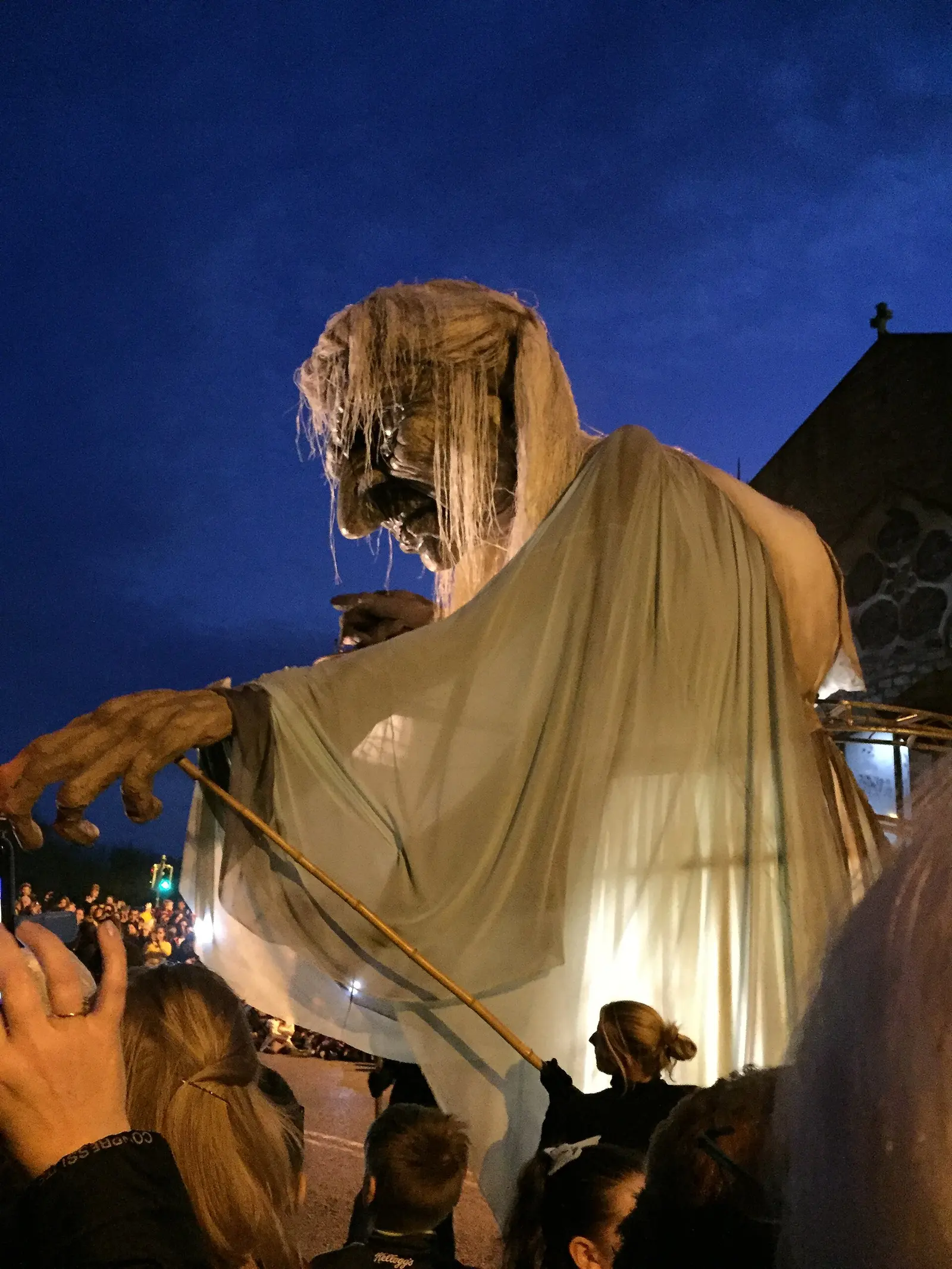 An image from the 2016 Macnas parade, Savage Grace. Halloween.