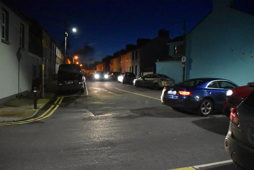 Henry street, St Joseph's terrace junction. Not in Shantalla.