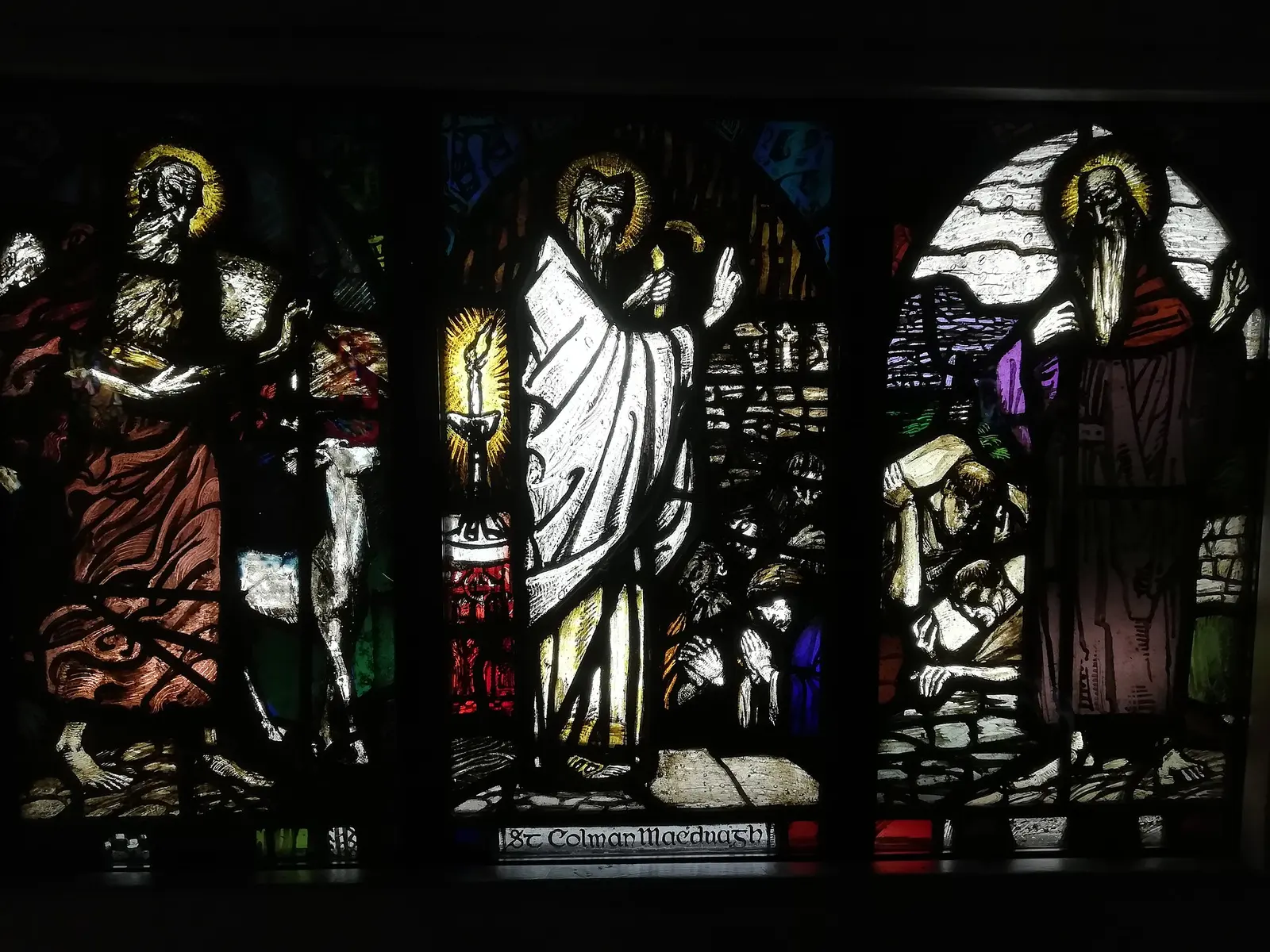 Saint Colman MacDuagh window, Hugh Lane Gallery