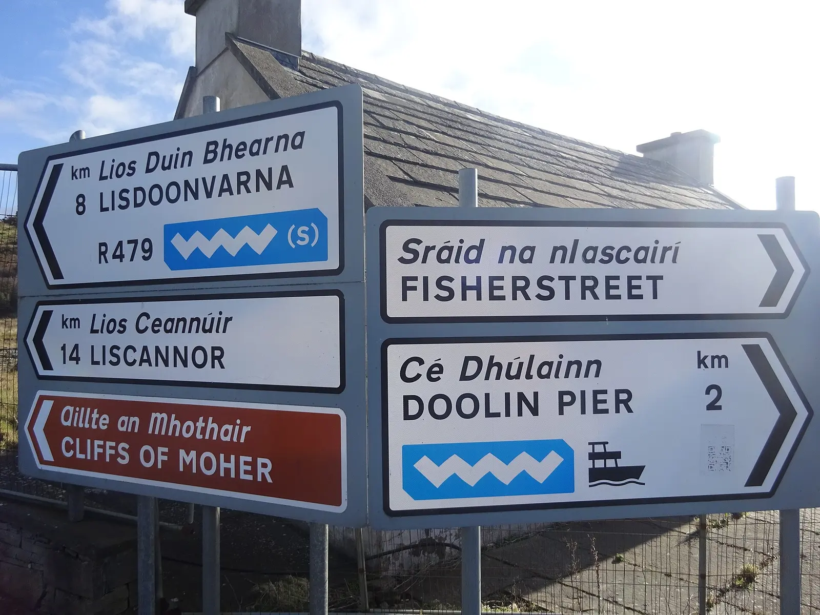 Wild Atlantic Way signs
