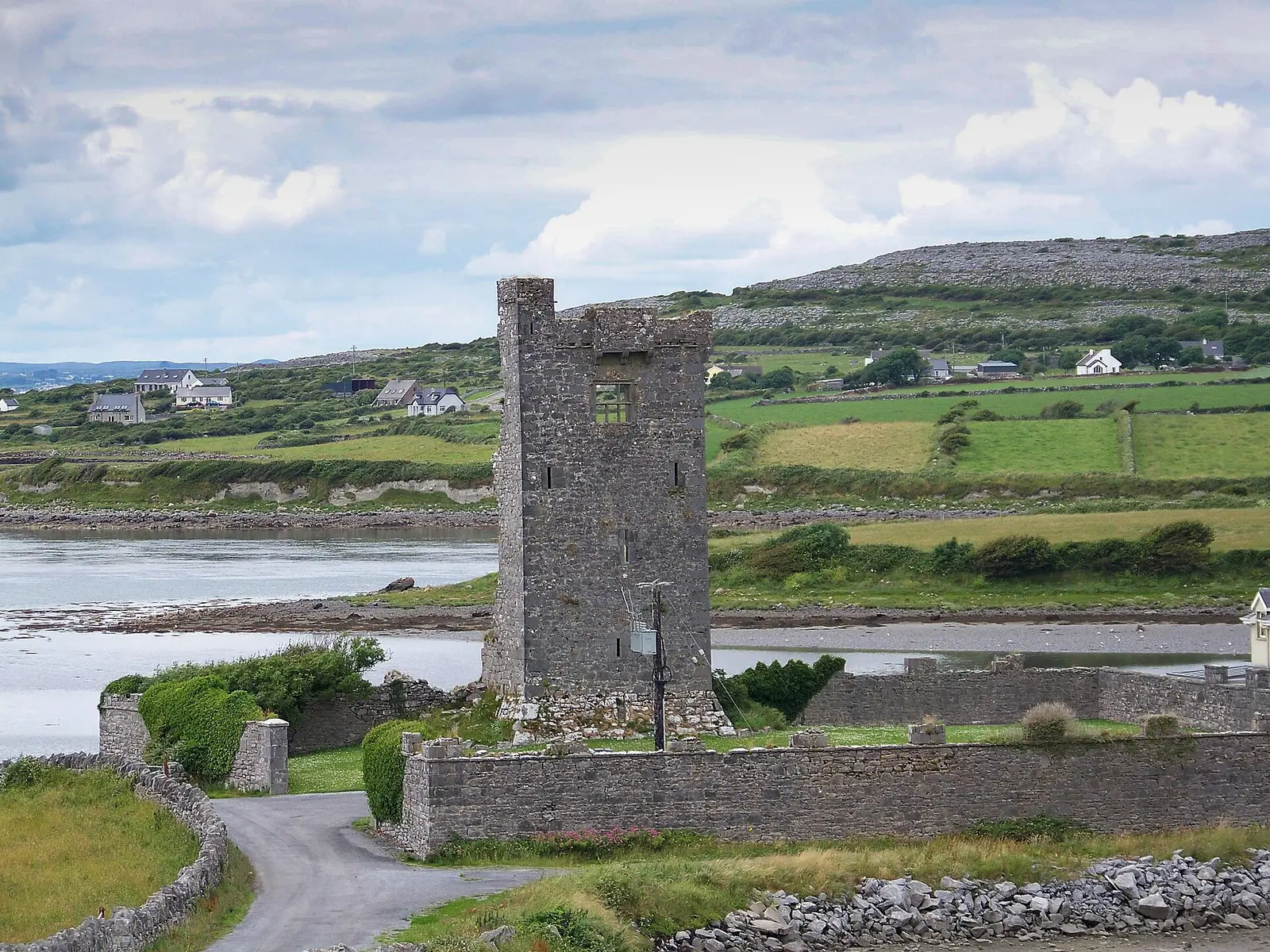 A small medieval tower house located on the eastern side of Galway Bay (Oranmore, County Galway, Ireland)