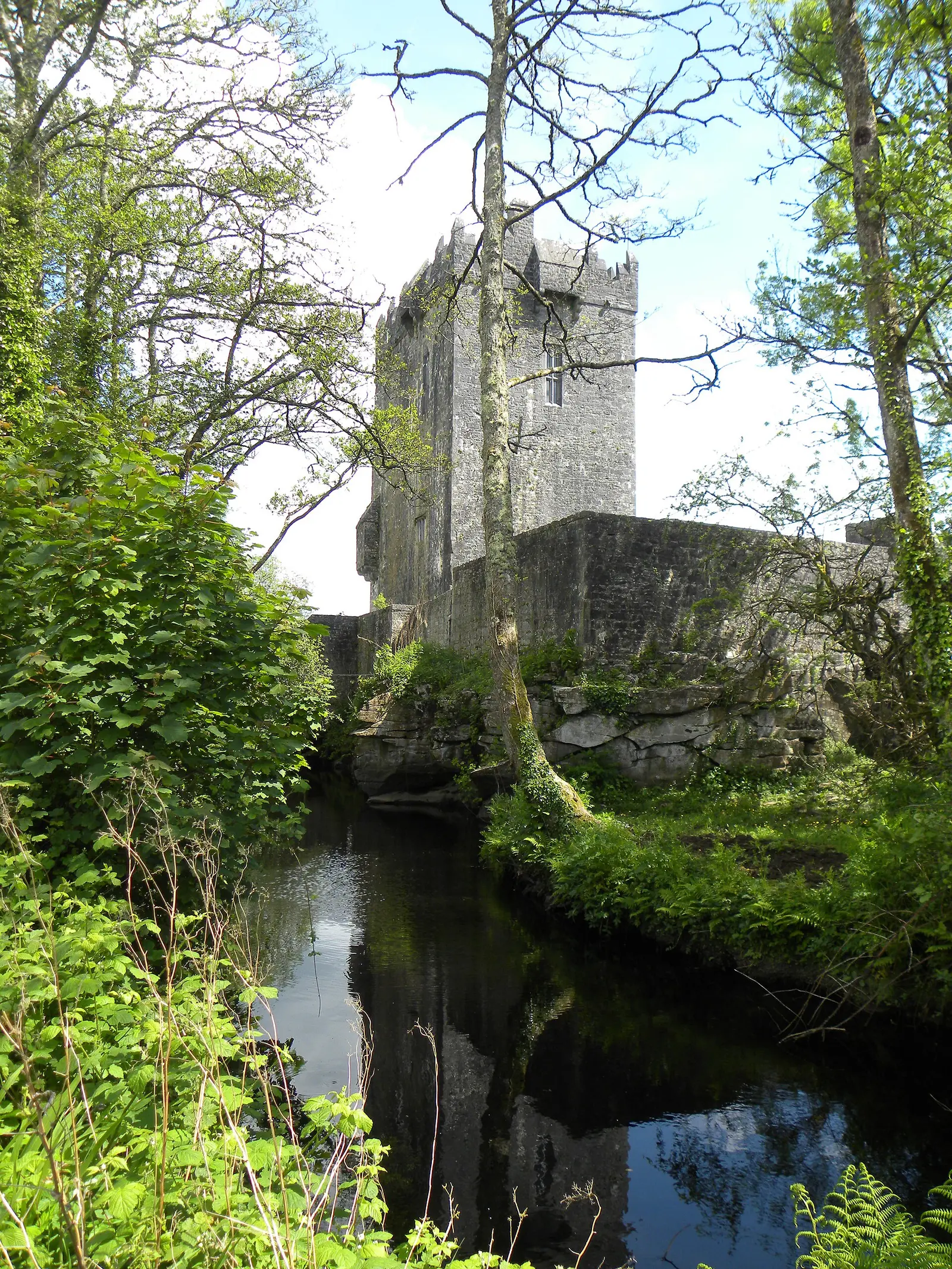 Aughnanure castle and river