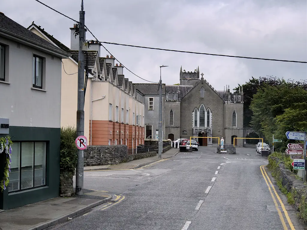 Oughterard, Bridge Street and the Church of the Immaculate Conception