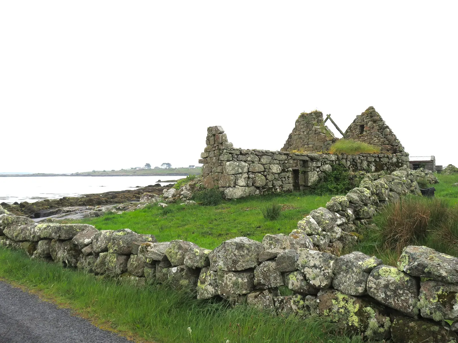 Ruin by the shore