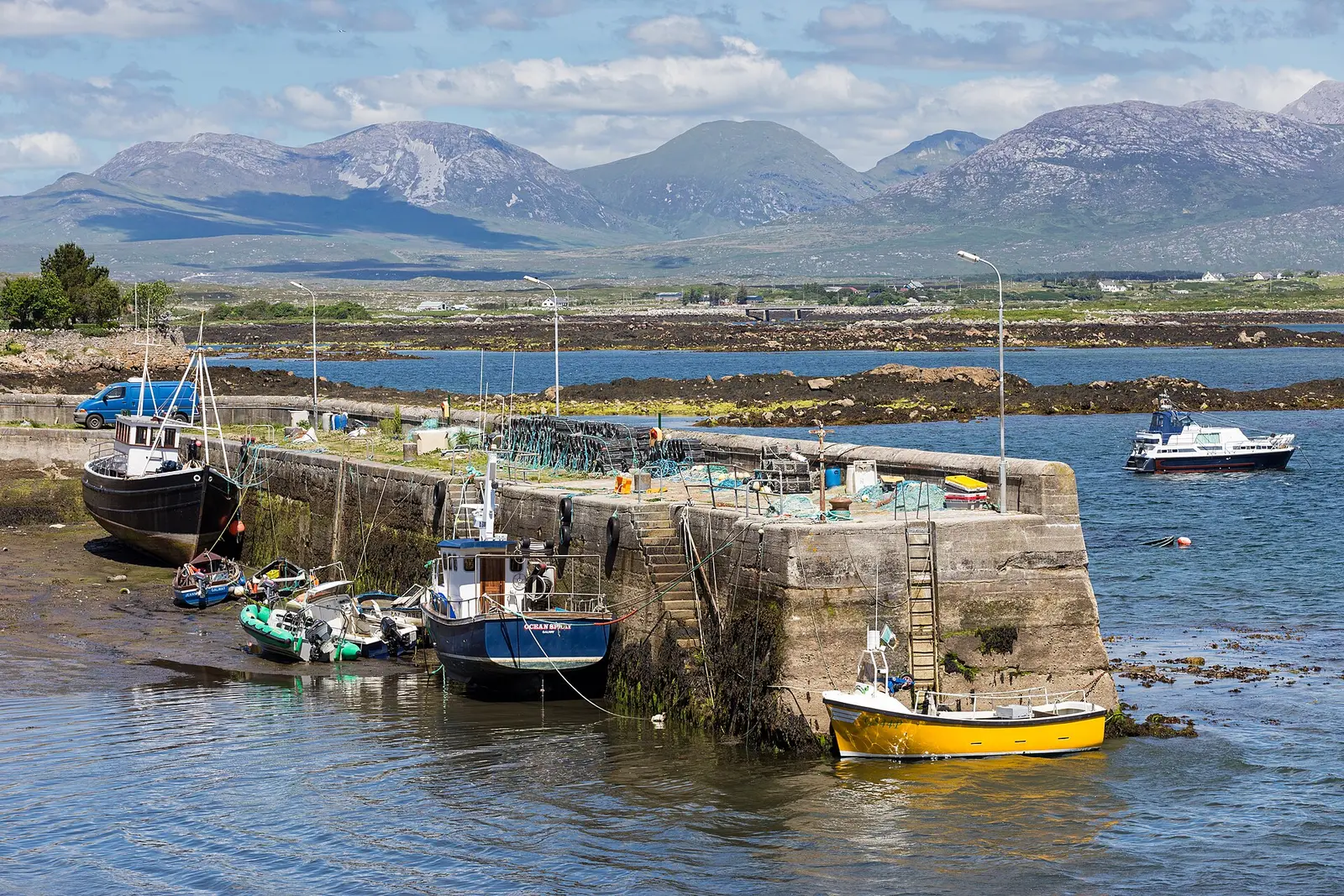 Roundstone Harbour, Co. Galway, Ireland.