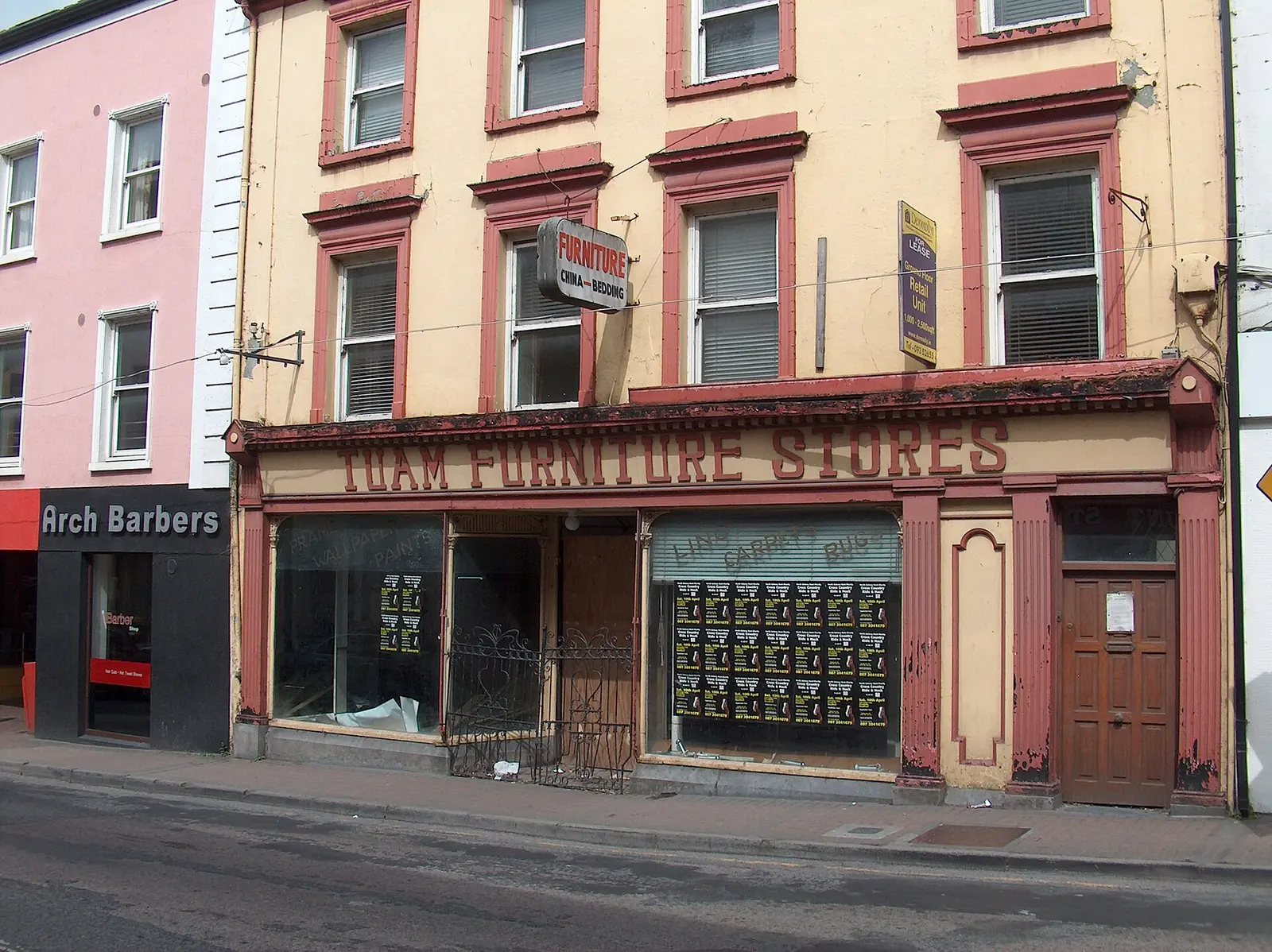 "Tuam Furniture Stores" shop front