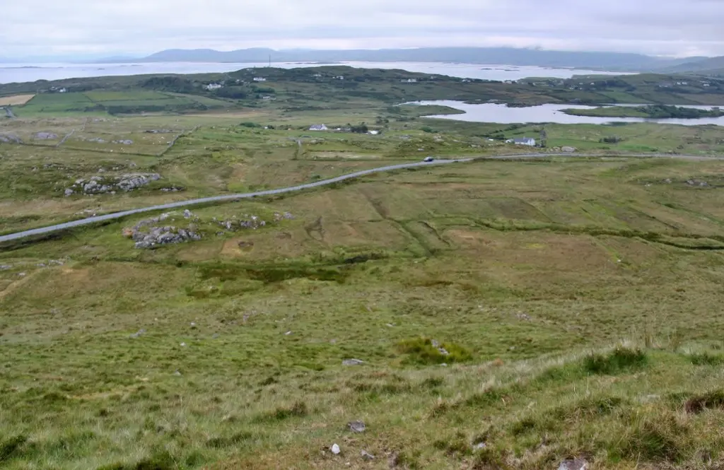 Moorland below Tully Mountain