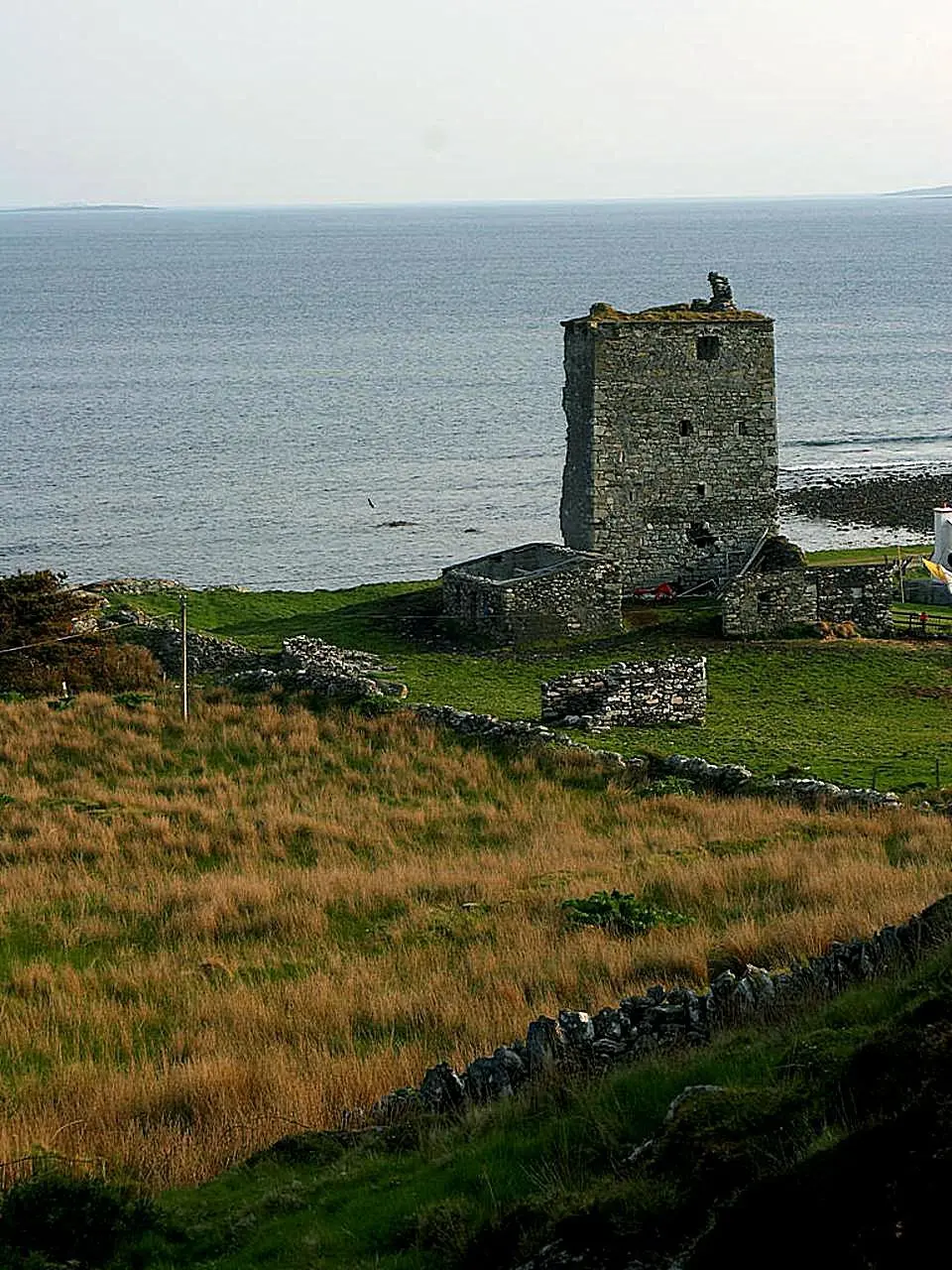Image title: Renvyle castle in county galway ireland near tully cross Image from Public domain images website,