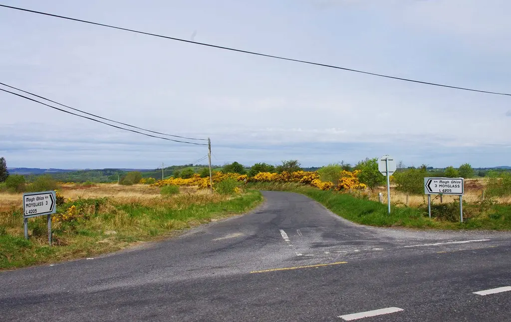 The L4205 road to Moyglass, near Woodford, Co. Galway